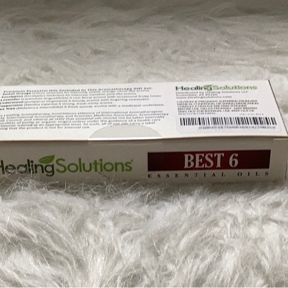 HEALING SOLUTIONS 6 bottled essential body oils, New - Picture 3 of 4